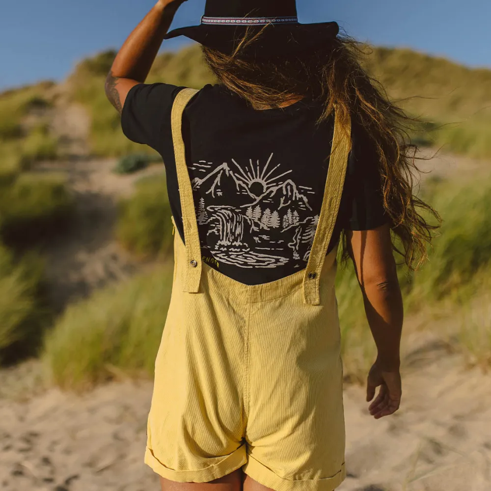 Women Passenger Fun Days Recycled Cord Playsuit
