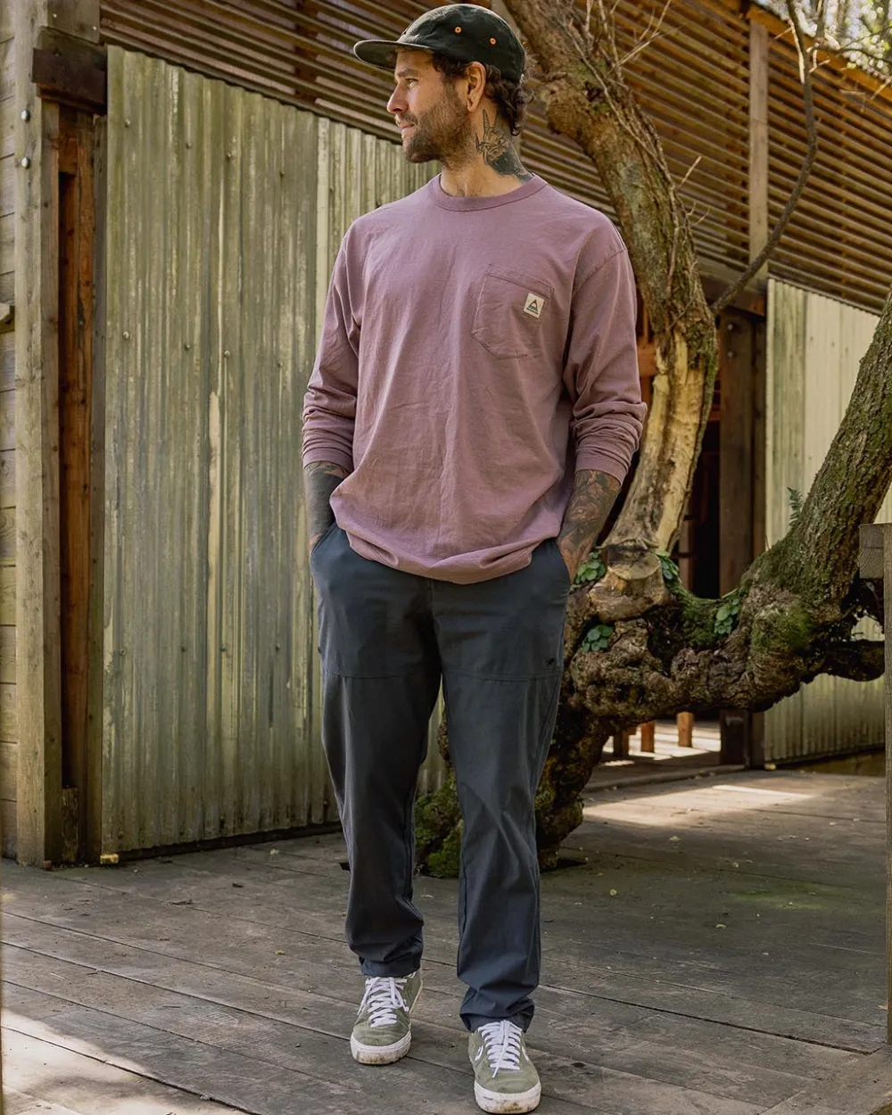 Passenger Heritage Recycled Relaxed Fit LS T-Shirt