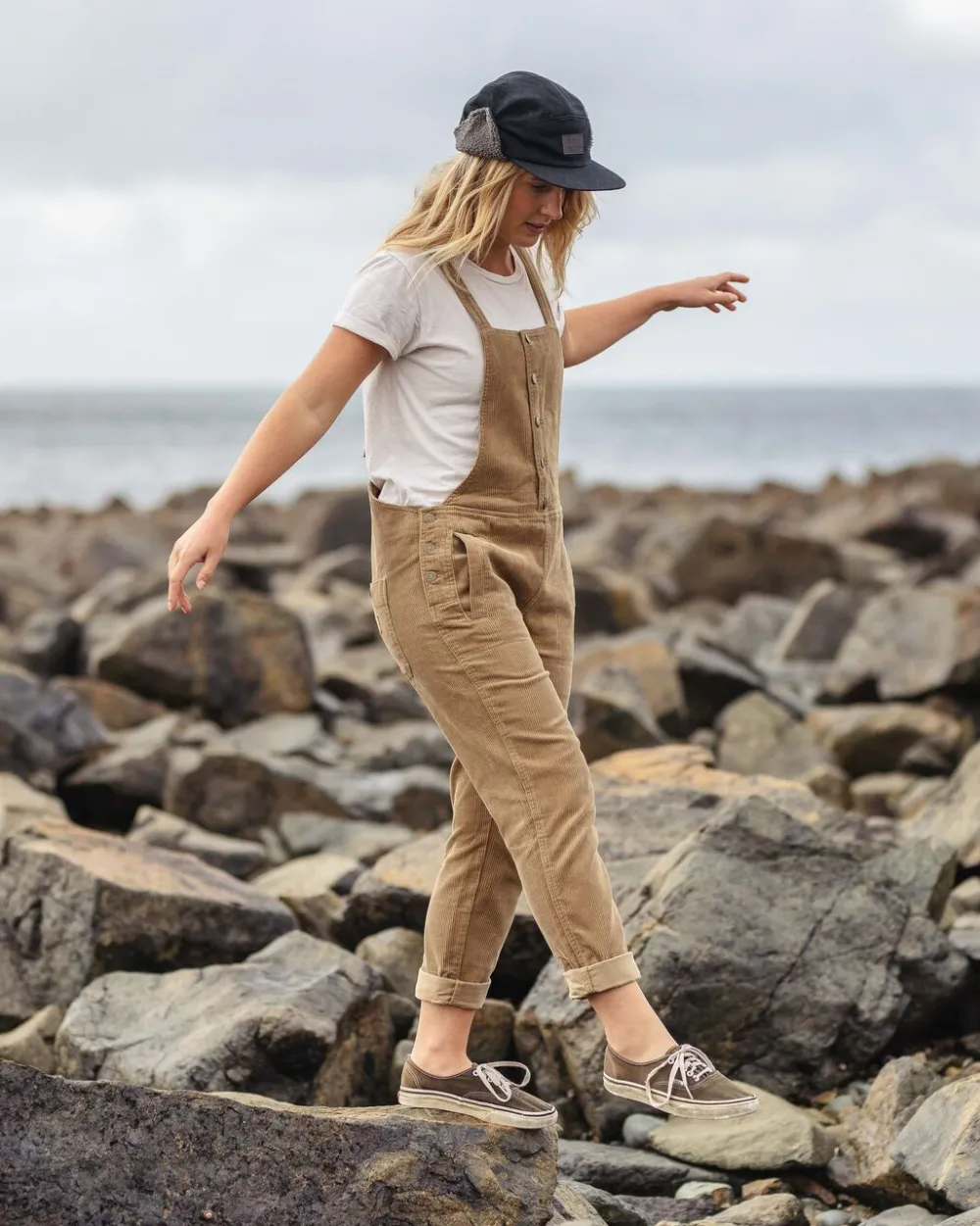 Women Passenger Tiaga Cord Dungarees