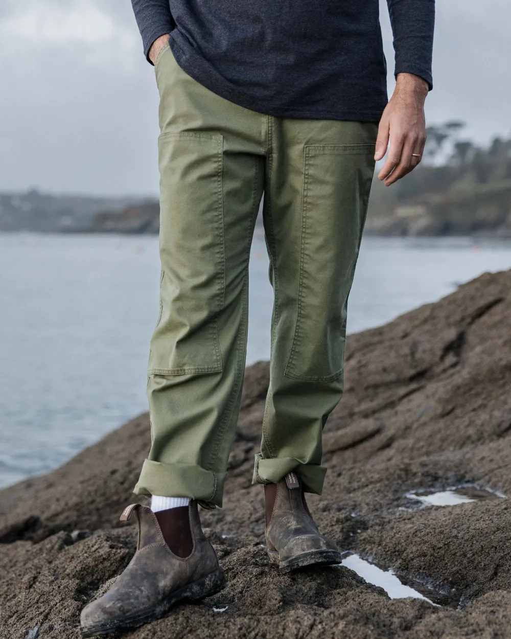 Floris van Bommel Vantage Organic Cotton Canvas Trouser