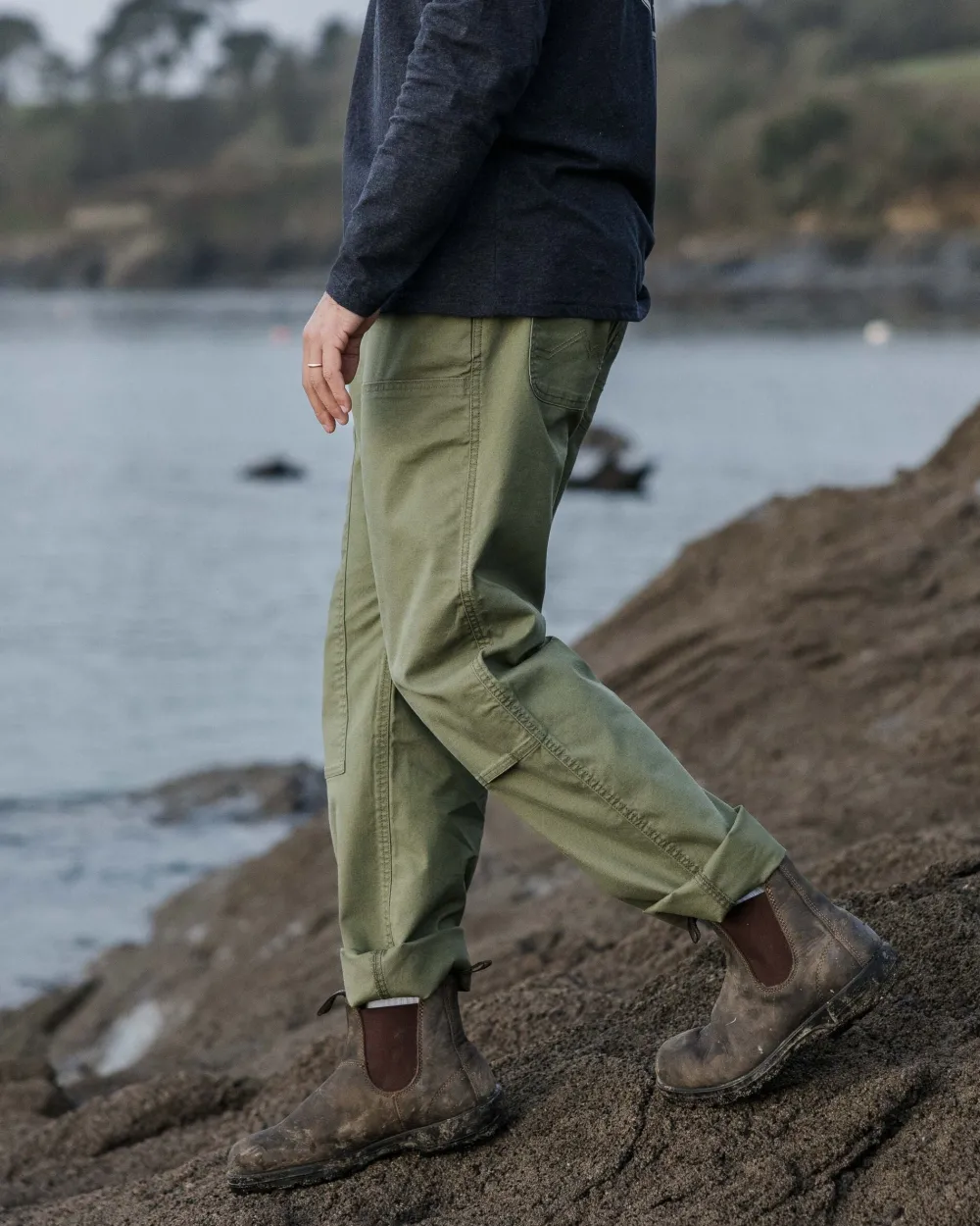 Floris van Bommel Vantage Organic Cotton Canvas Trouser